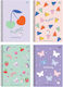 interDRUK Spiral School Notebook Ruled B5 3 Subjects Sweet Smell (Various Designs or Colours)