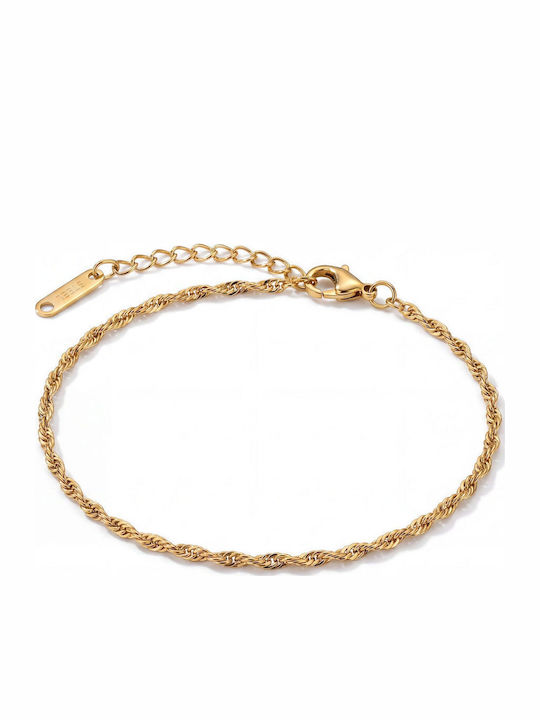Rebekka Gold Plated Anklet Made of Steel