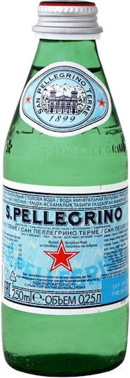 San Pellegrino Carbonated Water in Glass Bottle x0.25lt