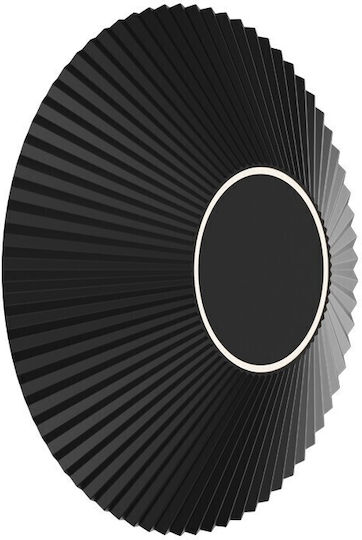 Wall Lamp with Integrated LED and Warm White Light Black