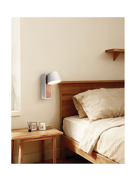 Wall Lamp with Integrated LED and Warm White Light