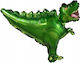 Birthday Dinosaur Foil Green Balloon 37cm
