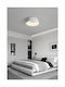 VK Lighting White LED Pendant Ceiling Light with Warm White Light