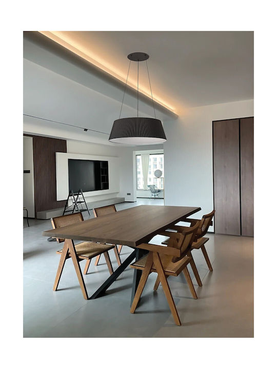 VK Lighting White LED Pendant Ceiling Light with Warm White Light