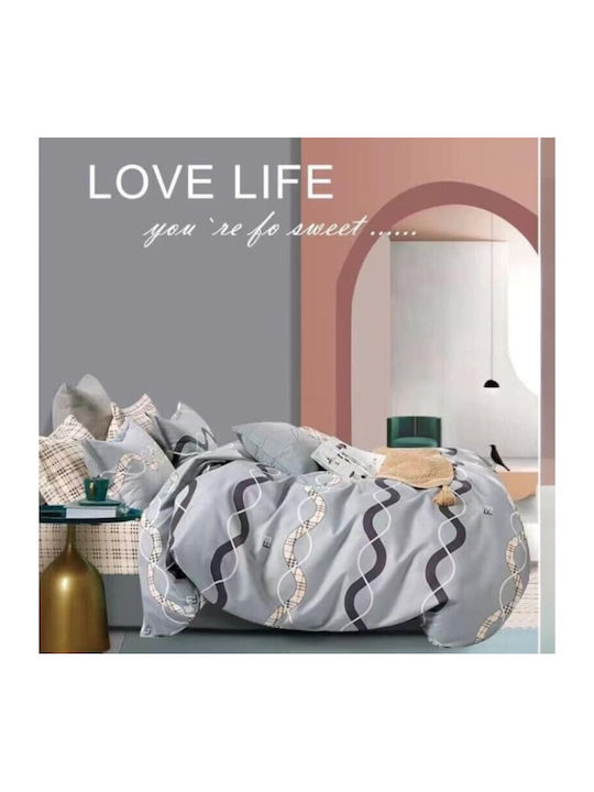 To megalo pazari Cotton Duvet Cover Set 160x240...