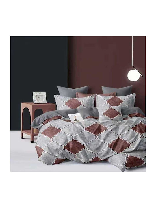 To megalo pazari Set Flannel Duvet Cover 220x24...