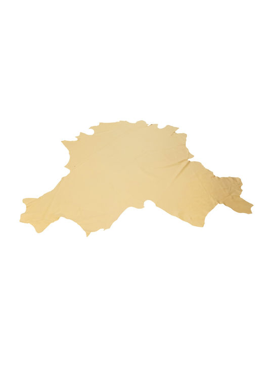 JGS S.A. Soft Yellow Leather Upholstery Fabric B7 4 73m² Napa Cowhide