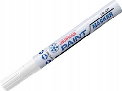 Snowman Marker White