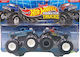 Hot Wheels Demolition Doubles Poo Poo Platter Vs Fruit Smasher Car 1:64 Monster Truck