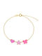 Mentzos Kids Bracelet Chain With Heart & Butterfly