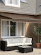 vidaXL Terrasse Markise mit LEDs Braune 3x2m