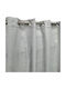 To megalo pazari Curtain With Grey Sky Blue Grommets 270x280cm
