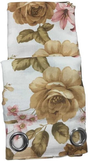 To megalo pazari Vorhang mit Grommets Rosa 270x280cm