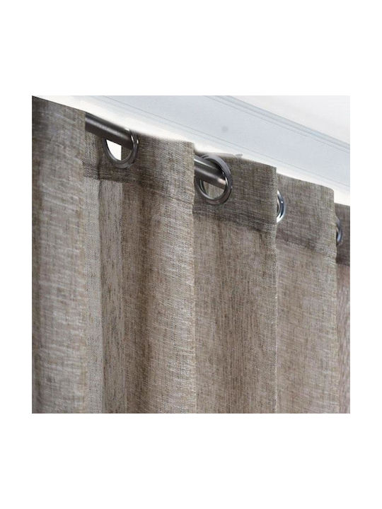 To megalo pazari Curtain With Grommets Mocha 270x280cm