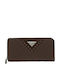 Natalie Large Fabric Women's Travel Wallet with RFID Brown