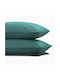 To megalo pazari Il-line Set Pillowcases Petrol Blue 50x70cm