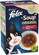 Felix Wet Cat Food in Pouches with Beef Lamb Chicken Meat and Fish 6x48gr