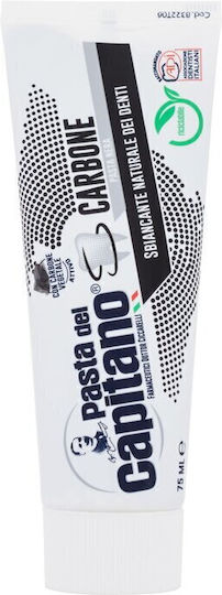 Pasta del Capitano Toothpaste with Activated Carbon 75ml