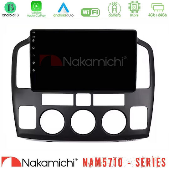Nakamichi Ηχοσύστημα Αυτοκινήτου για Suzuki Grand Vitara 2003-2005 (Bluetooth/USB/WiFi/GPS/Apple-Carplay/Android-Auto) με Οθόνη Αφής 9"