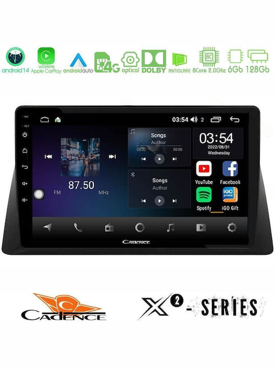 Cadence X2 Series 8core Android14 6+128gb Honda Wr-v 2024-> Navigation Multimedia Tablet 10"