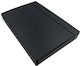 A4 Folder Elastic Band Black 40mm Delfin