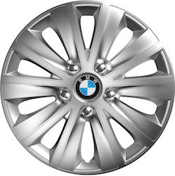 Τάσια Τροχών Αυτοκινήτου Versaco Rapide Nc Χρώμιο 15" Σήμα Bmw 4 Τεμάχια