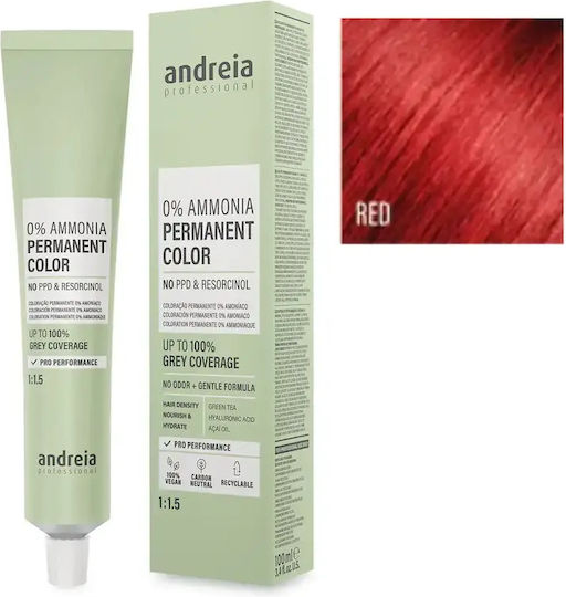 Andreia Professional Βαφή Μαλλιών Χωρίς Αμμωνία Κόκκινο 100ml