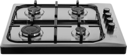 Stella STKGIX-04IN Kochplatte Für Flüssiggas Mit 4 Kochfelder Inox