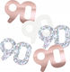 Confetti Decorativ Pentru Petrecere 90 De Ani Roz Auriu Aur Roz Nouăzeci