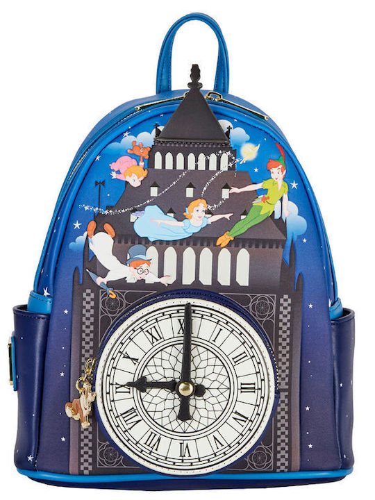 Loungefly Disney Peter Pan Часовник Ученическа Раница Плясък