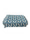 To megalo pazari Throws Set 3 Pcs Chenille Blue