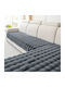 To megalo pazari Throws Set 3 Pcs Fur Dark Grey