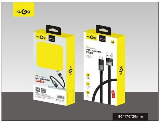 KLGO USB 2.0 Kabel USB Typ-C Male - USB-A S-216