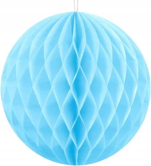 Blue Tissue Paper Ball 10 Cm 1 Pc