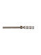 To megalo pazari Extendable Metallic Single Curtain Pole Φ19mm 120-210cm Bronze
