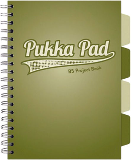 Pukka Pad Caiet Spiralat B5 100 Foi Verzi