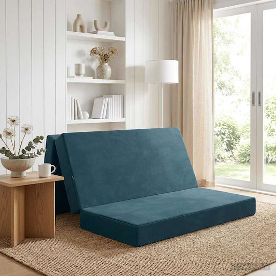 Vielseitiger Sitzsack Pouf Blau 120x67x45cm