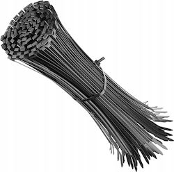 Cable Tie Clamps Uv Black 3.6x200 100 Pieces Cable Tie Clamps Uv Black 3.6x200 100 Pieces