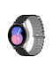 Кайш Ocean Силикон Двуцветен Amazfit Bip 6 46mm 22mm Черно Сиво
