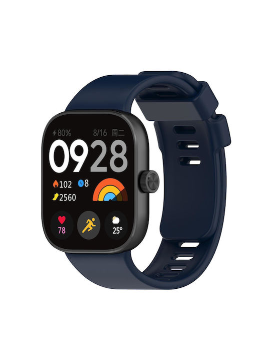 Strap Xiaomi Redmi Watch 6 5 4 Silicone Dark Blue