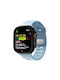 Nomad Tempo Waterproof Fkm Silicone Aluminum Strap Pin Optimized Apple Watch Ultra Series 49mm Tidal Blue Nm009742858