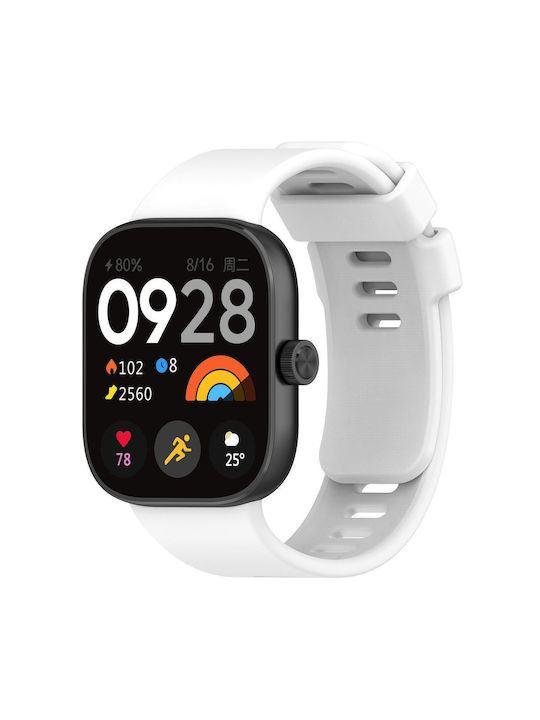 Λουράκι Xiaomi Redmi Watch 6 5 4 Σιλικόνης White