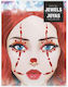 3d Crystal Face Stickers Bloody Clown
