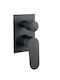 Fiore Kevon Built-in Faucet Mixer for Shower 3 Exits Black