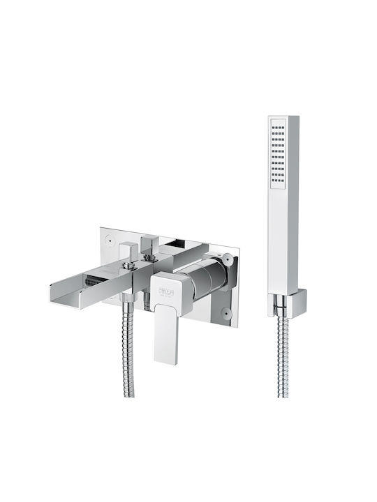 Fiore Xs Vip Built-In Faucet Mixer for Shower Silver