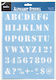 Alphabet Schablone Nr.3 Dekorative Schablone Alphabet Nr.3 21,6 X 27,9cm