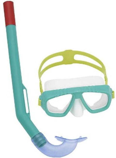 Summertiempo Kinder Tauchmaske mit Schnorchel Blau