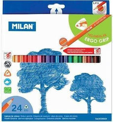 Milan Ξυλομπογιες 24 Τεμ Τριγωνικες 728324 Milan Ξυλομπογιες 24 Τεμ Τριγωνικες 728324