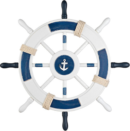 Schiff Steering Holzhandwerksdekoration Design Anker 62cm 0130.24768