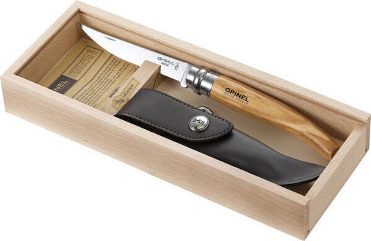 Opinel Slim N10 Taschenmesser Khaki in Scheide